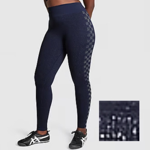 PINK Victoria's Secret Pants - VS PINK seamless high waisted leggings in midnight navy